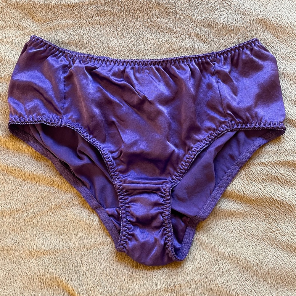 Purple Lilysilk silk panties - worn once